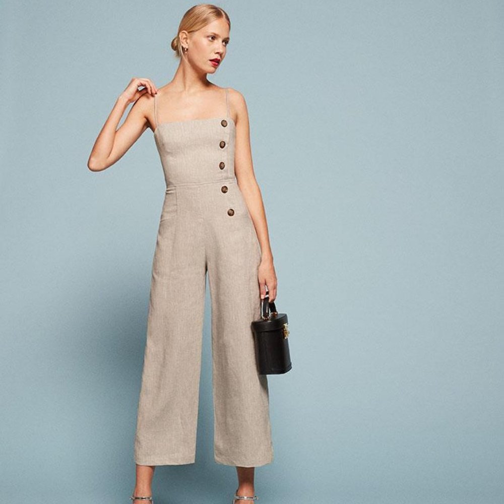 Reformation Linen Jumpsuit